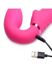 G-Pulse Vibrerende Strapless Strap-On Vibrator Met Afstandsbediening - Roze