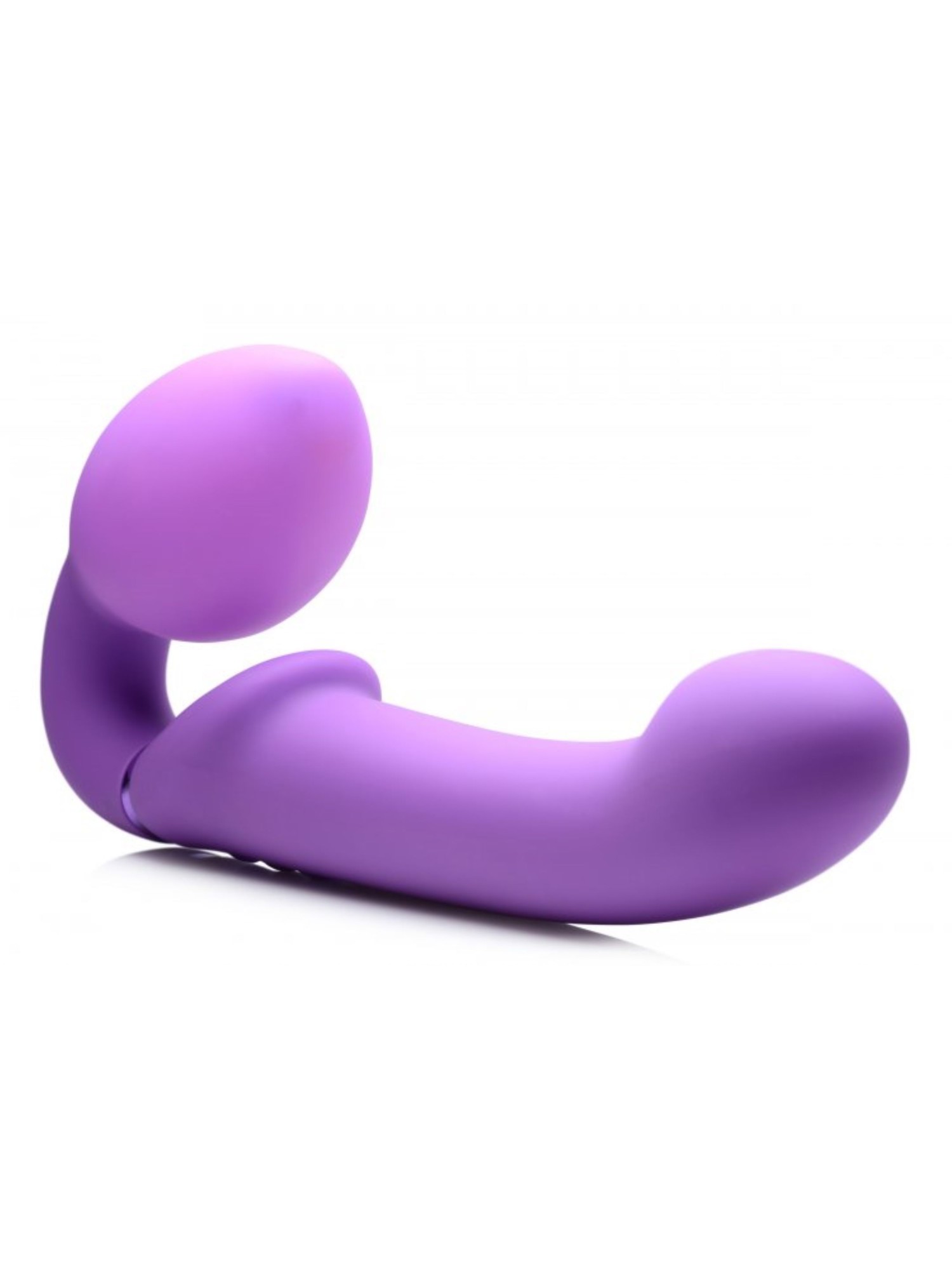 G-Pulse Vibrating Strapless Strap-On - Purple