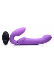 G-Pulse Vibrating Strapless Strap-On - Purple