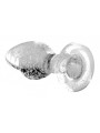 Glow-in-the-Dark Anaalplug Van Glas - Small