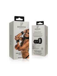 Collar & Wrist Cuffs - Black