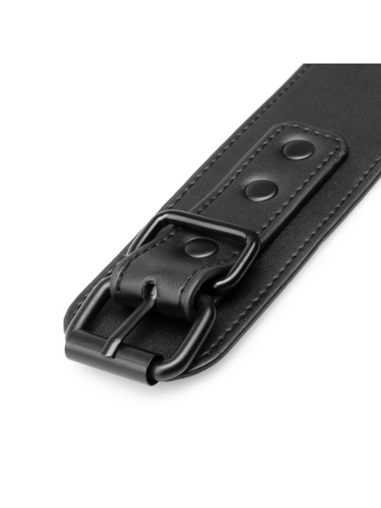 Collar & Wrist Cuffs - Black