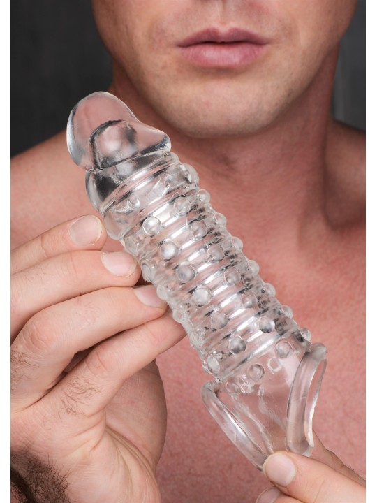 Size Matters - Penis Verlengende Sleeve - Transparant
