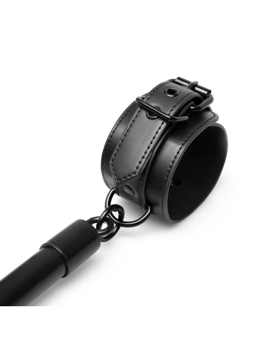 Hog Tie Cross Bar With Cuffs - Black