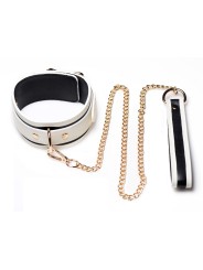 Kink in the Dark - Glow In De Dark Halsband Met Riem