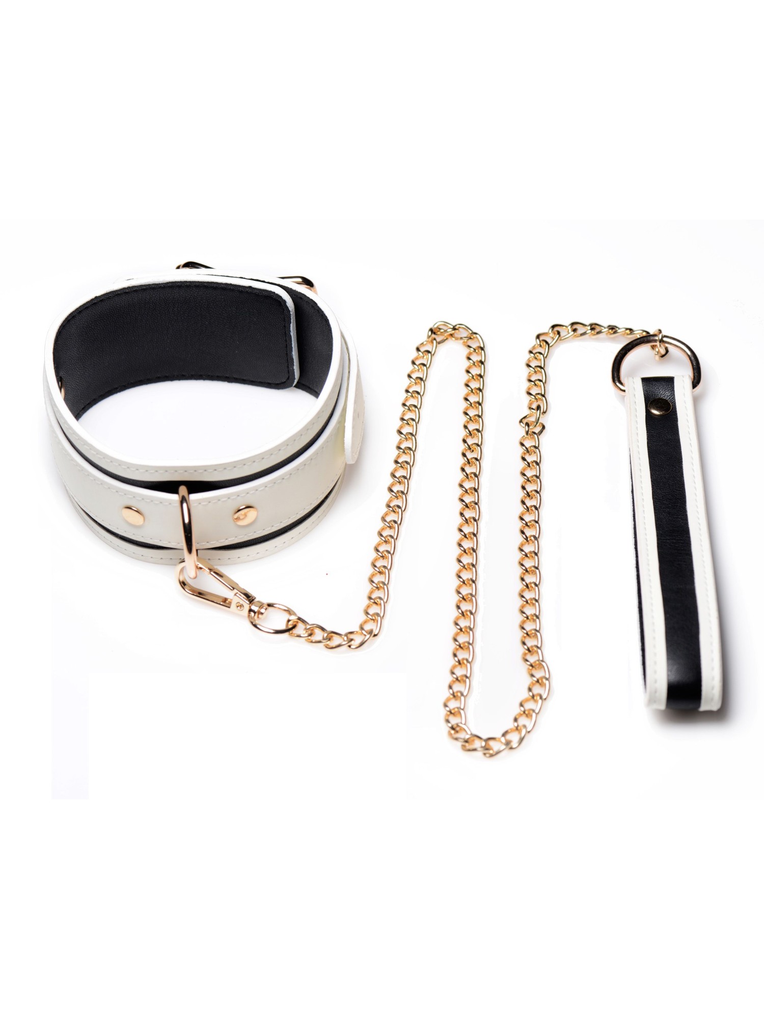 Kink in the Dark - Glow In De Dark Halsband Met Riem