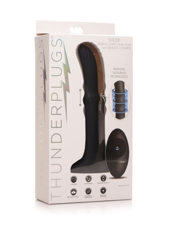 Thunderplugs - Anaal Vibrator Met Bewegende Schacht