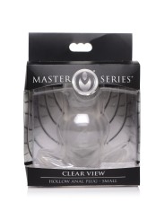 Master Series - Clear View Holle Anaalplug - Small