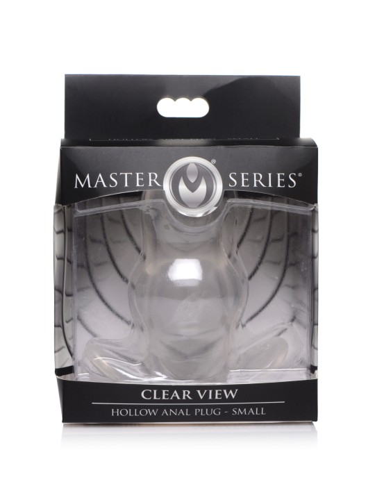 Master Series - Clear View Holle Anaalplug - Small