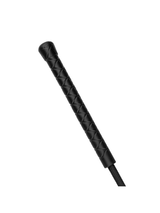 Kunstleren Korte Zweep - Zwart