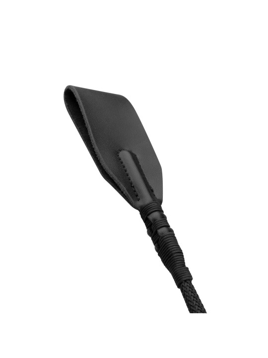 Kunstleren Korte Zweep - Zwart