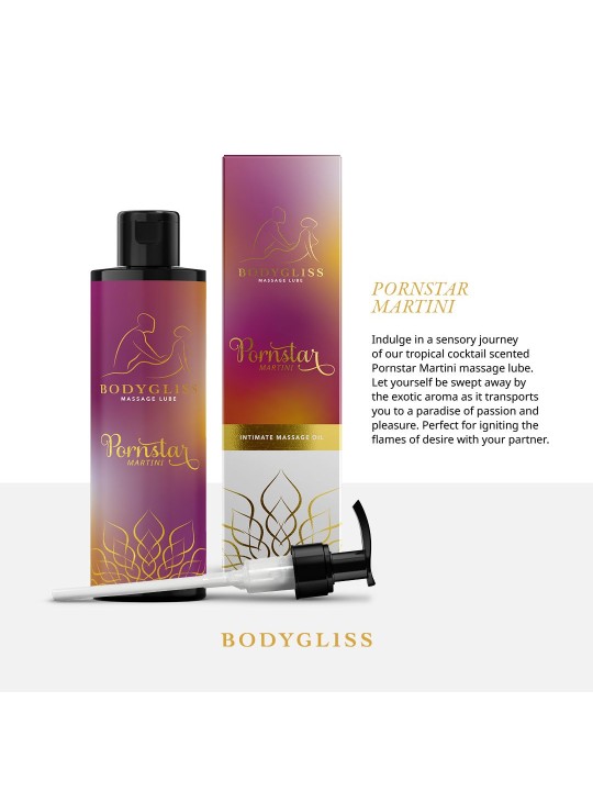 BodyGliss - Massage Oil and Lubricant in 1 Pornstar Martini - 150 ml