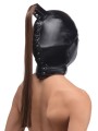 Bondage Hoofd Masker Met Paardenstaart