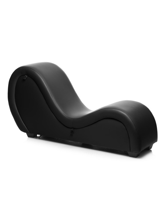Kinky Seks Sofa Met Boeien en Positie Kussens - Zwart