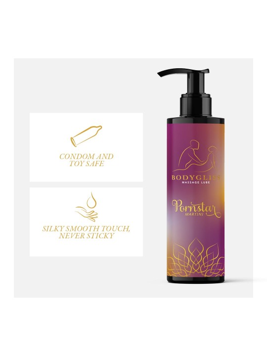 BodyGliss - Massage Oil and Lubricant in 1 Pornstar Martini - 150 ml