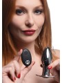 Chrome Blast Rechargeable Butt plug with Remote Control - Small