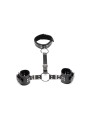 Strict - Halsband Met Polsboeien Restraint Set - Zwart