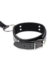 Strict - Halsband Met Polsboeien Restraint Set - Zwart