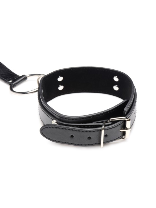 Strict - Halsband Met Polsboeien Restraint Set - Zwart