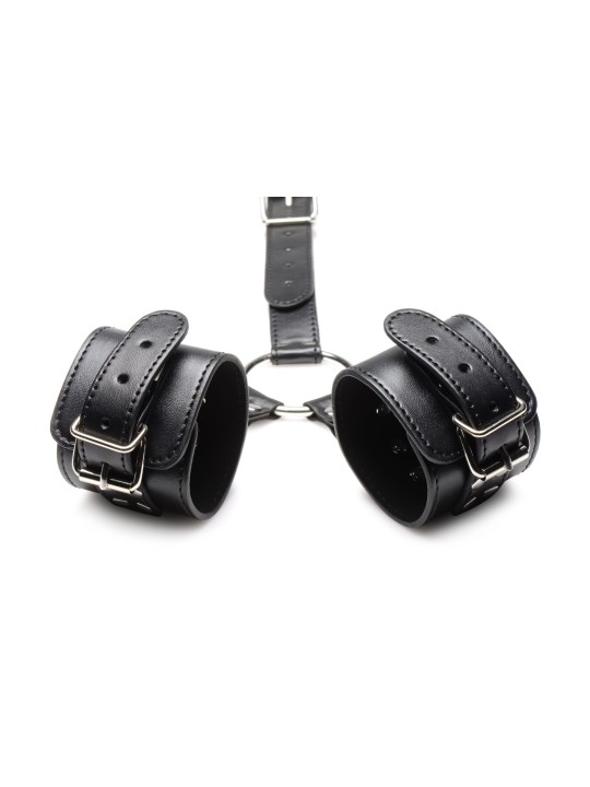 Strict - Halsband Met Polsboeien Restraint Set - Zwart