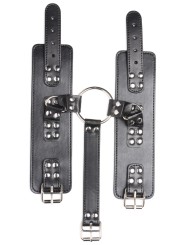 Strict - Halsband Met Polsboeien Restraint Set - Zwart