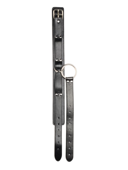 Strict - Halsband Met Polsboeien Restraint Set - Zwart