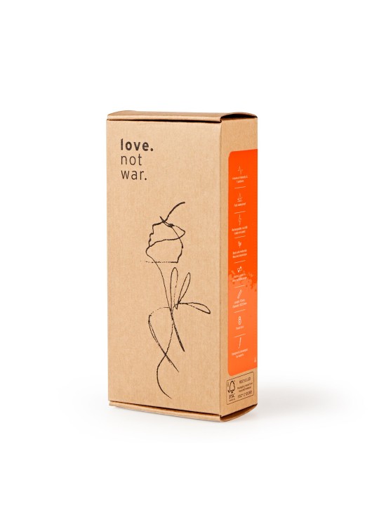 Love Not War - Liebe Orange