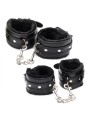 Hook Up 10-delige Pluche Bondage Set - Zwart