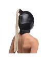 Ponytail Bondage Hood - Zwart