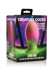 Glow-In-The-Dark Silicone Xeno Egg - XL