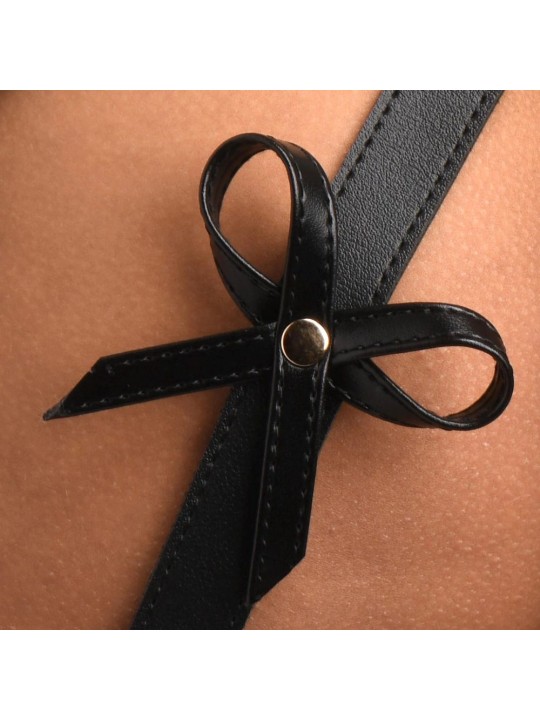 Bondage Harness w/ Bows XL/2XL - Black