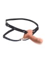 Realistische Vibrerende Siliconen Penis Sleeve - Beige