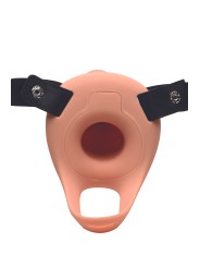Realistische Vibrerende Siliconen Penis Sleeve - Beige