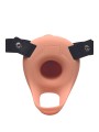 Realistische Vibrerende Siliconen Penis Sleeve - Beige