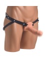 Realistische Vibrerende Siliconen Penis Sleeve - Beige