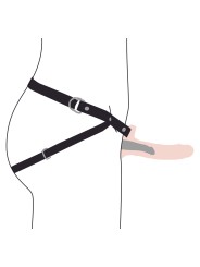 Realistische Vibrerende Siliconen Penis Sleeve - Beige