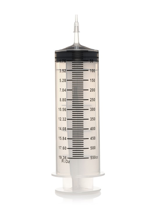 CleanStream - Spuit met Slang - 550 ml