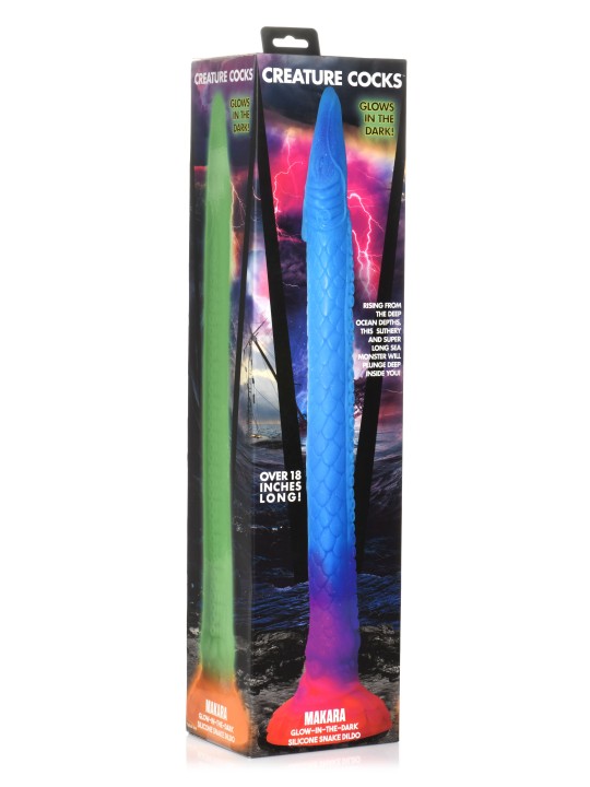 Glow-in-the-dark Silicone Dragon Anal Dildo