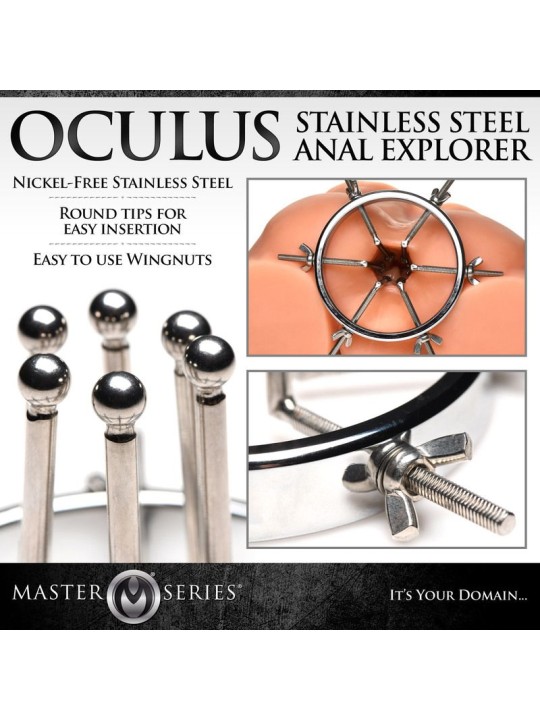 Oculus Roestvrij Stalen Buttplug