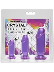 Doc Johnson - Crystal Jellies Anal Starter Kit - Purple