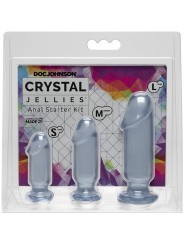 Doc Johnson - Crystal Jellies Anal Starter Kit - Transparant