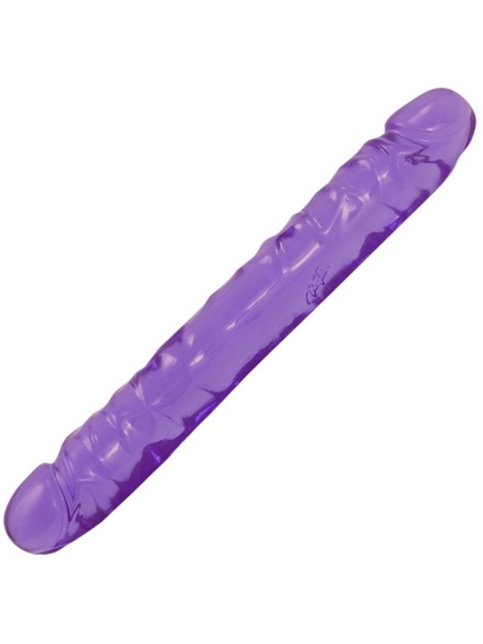 Doc Johnson - Crystal Jellies Jr. Double Dong - Purple