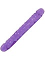 Doc Johnson - Crystal Jellies Jr. Double Dong - Purple