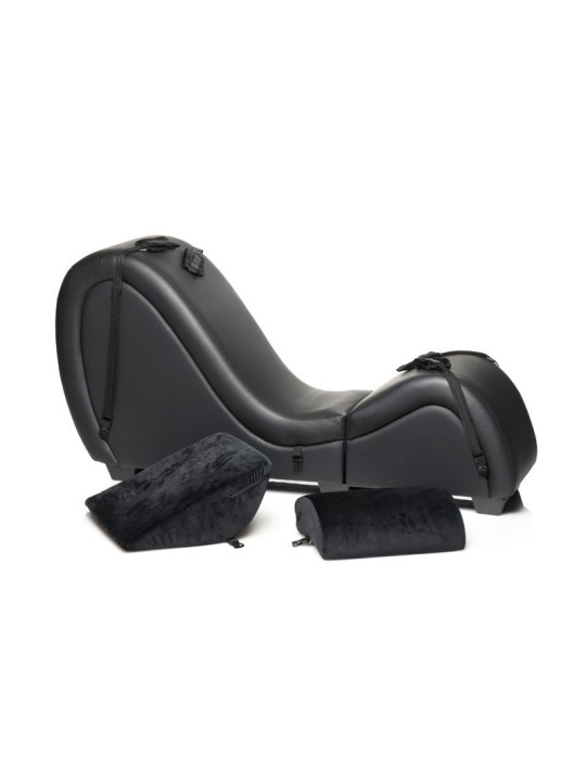 Kinky Seks Lounge met Kussens - Zwart