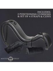 Kinky Seks Lounge met Kussens - Zwart