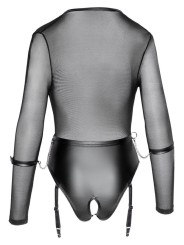 Body Rock Garter Teddy - Black