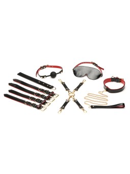 XR Brands - Lover's Luxe Bondage Set - Zwart