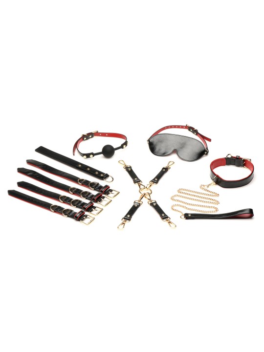 XR Brands - Lover's Luxe Bondage Set - Black