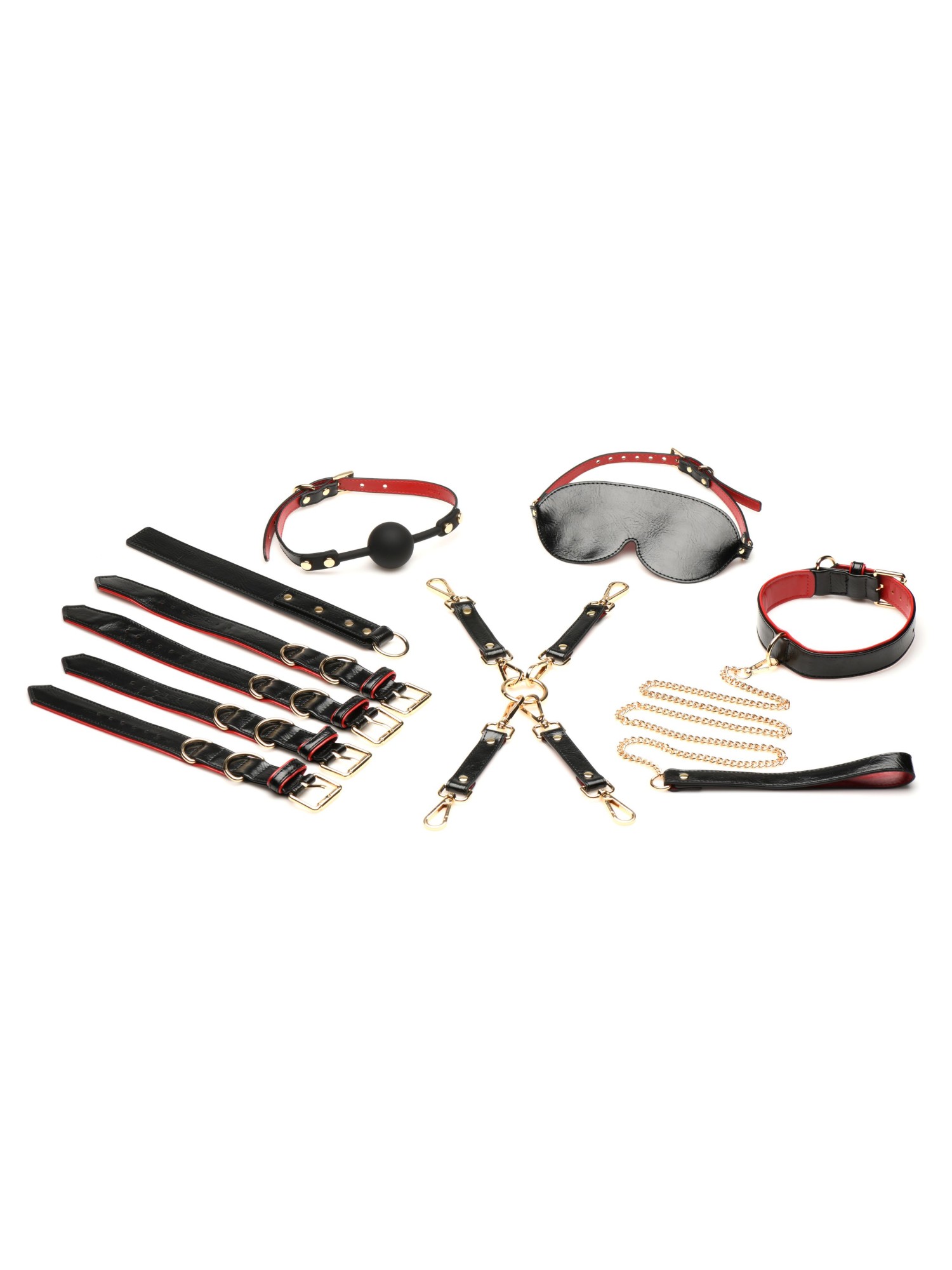 XR Brands - Lover's Luxe Bondage Set - Black