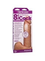 Doc Johnson - VacULock 19 cm ULTRASKYN Cock & Balls